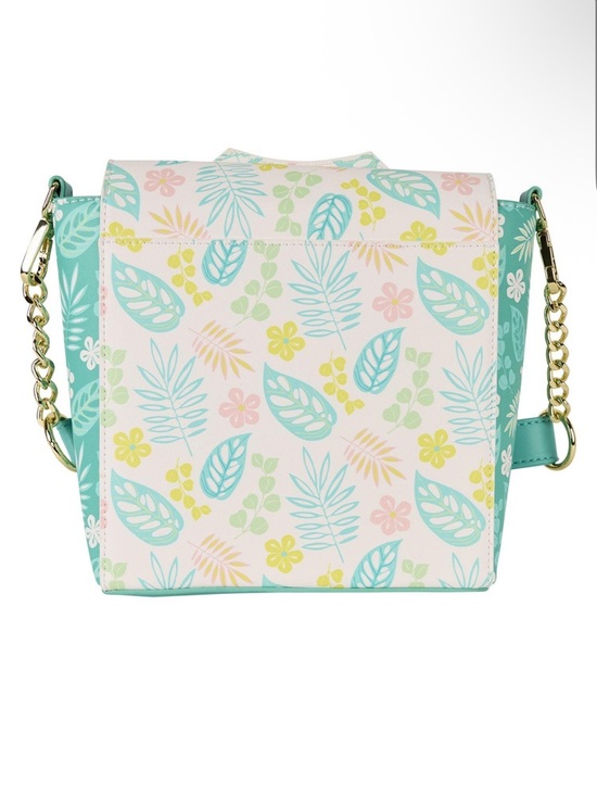 NWT Loungefly Tropical Floral Shirt Lei crossbody bag - Picture 2 of 4